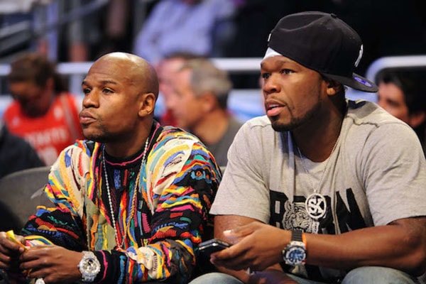 Floyd Mayweather and 50 Cent feud