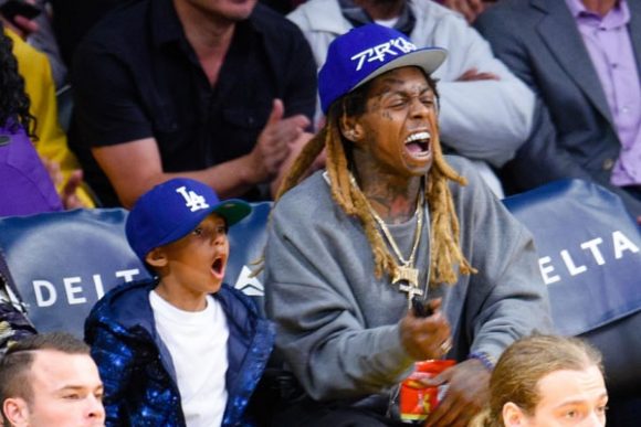 Lil Wayne and Son Cameron Carter | Ecelebritymirror