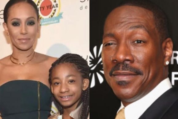 Eddie Murphy with daughter Angel Iris Murphy Brown and ex-partner Mel B ...