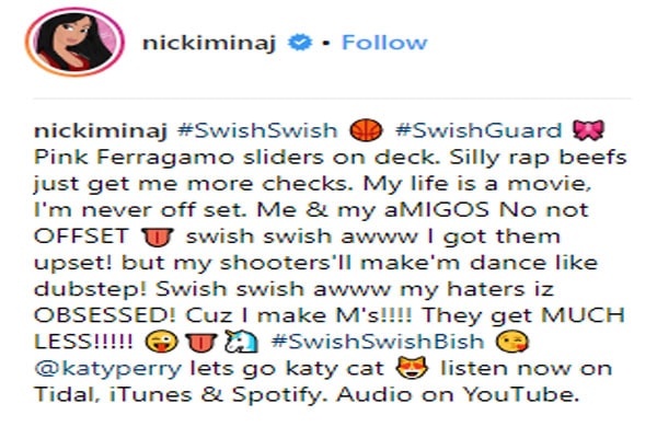 Feud Between Cardi B and Nicki Minaj