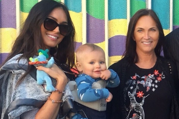 Son of Megan Fox with mother and grandmother.