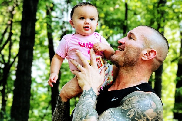 Randy Orton with daughter, Brooklyn Rose Orton