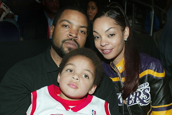 Ice Cube's son Shareef Jackson along with him and wife Kimberly Woodruff