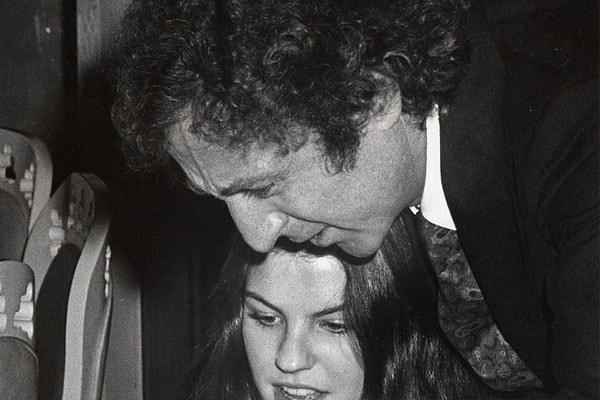 Gene Wilder with his adopted daughter Katharine Wilder