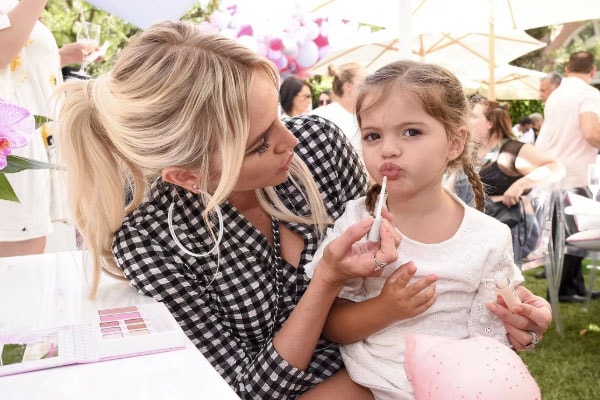 Ashlee Simpson and her daughter Jagger Snow Ross