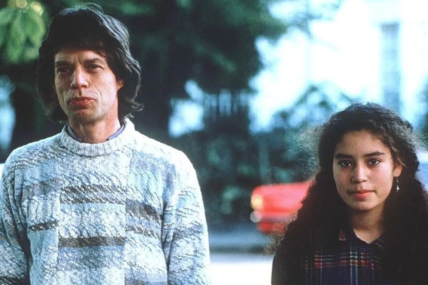 Mick Jagger with daughter Karis Jagger