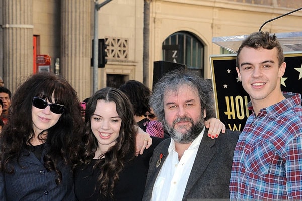 Family of Peter Jackson including son Billy Jackson