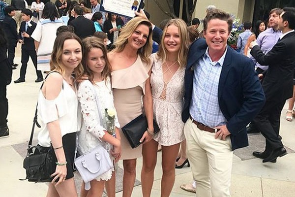 Billy Bush with wife Sydney Davis and daughters