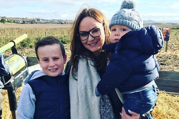 Chanelle Hayes'sons, Frankie Edward Oates and Blakely Hayes-Bates