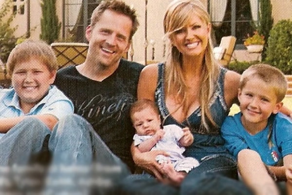 Nancy O'Dell with daughter Ashby Grace Zubulevich and family