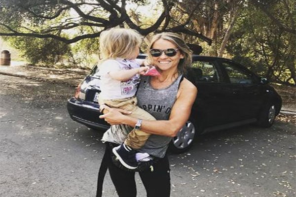 Nicole Curtis and her child