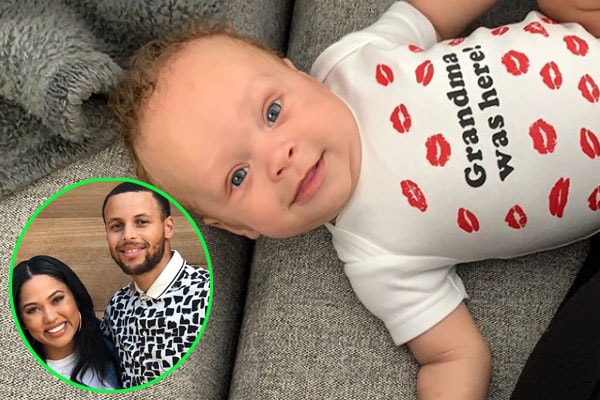 Stephen Curry's son Canon W. Jack Curry