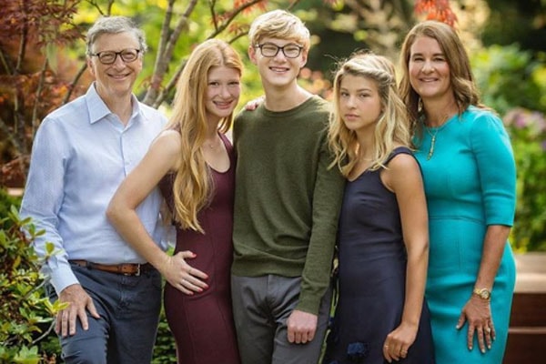 Bill Gates and Melinga Gates children