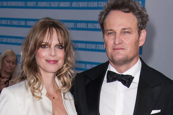 Jason Clarke and his wife Cecile Breccia Jason Clarke and his wife Cecile Breccia