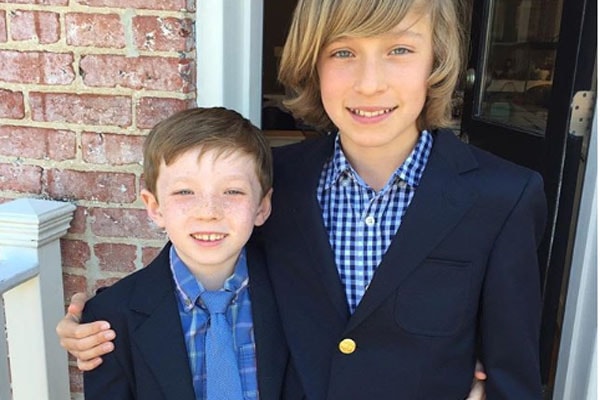 Theodore Gillibrand with his younger brother Henry Gillibrand