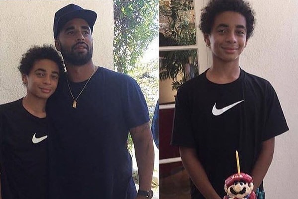 Daniel Smith with his son Daniel Smith with his son