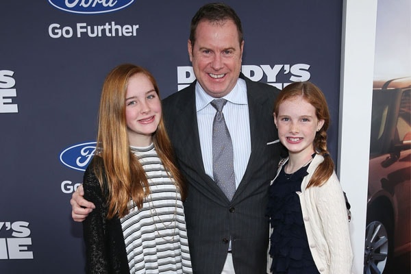 Brooke Shields' daughters Grier and Rowan Henchy with father Chris Henchy