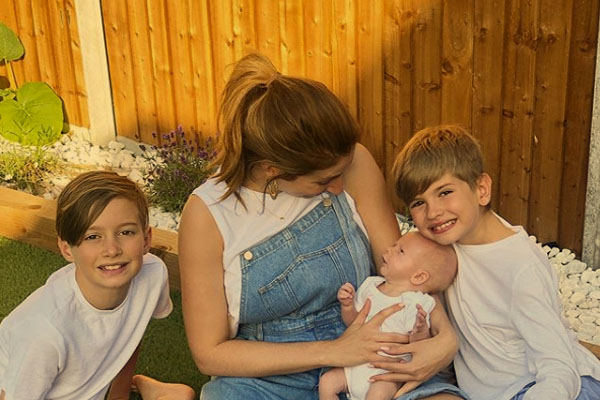 Stacey Solomon's sons including Zachary Solomon.