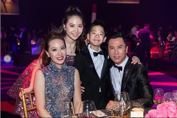 Donnie Yen's children, Jasmine Yen, and James Yen