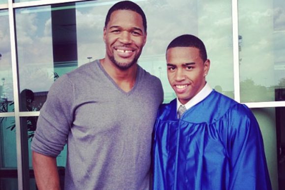 Michael Strahan‘s son Michael Strahan Jr. | Ecelebritymirror