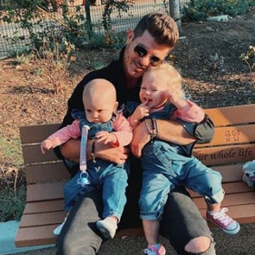 Meet Both Of Robin Thicke’s Daughters Mia Love Thicke and Lola Alain Thicke With Partner April Love Geary
