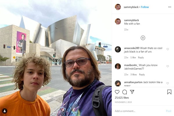 Jack Black and son Samuel Jason Black #jackblack #samuelblack #fathers, Jackblack