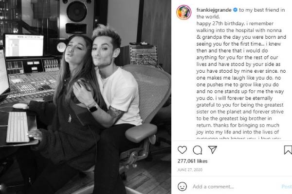 Frankie Grande And Ariana Grande Relationship