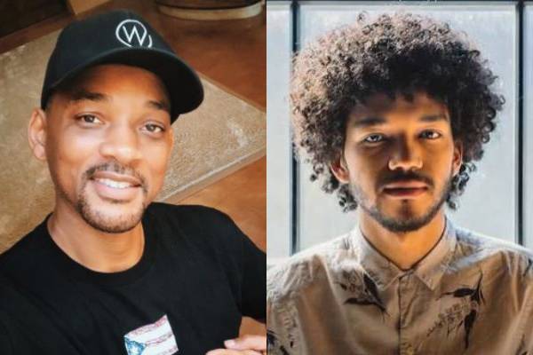 Justice Smith and Will Smith