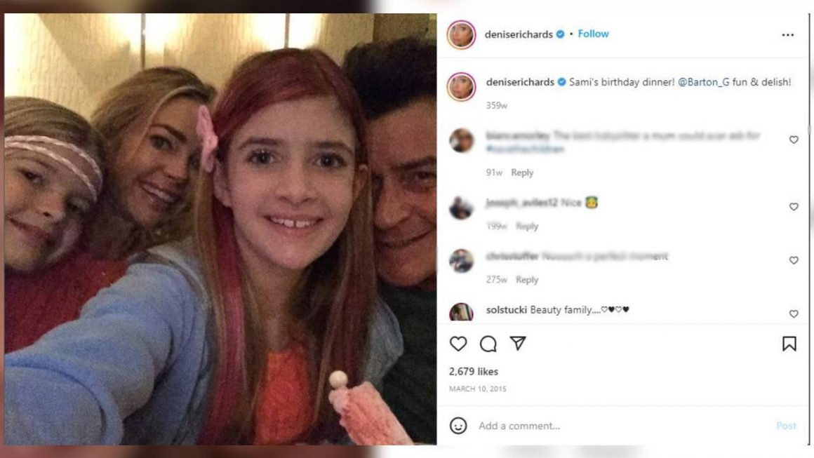 Lola Rose Sheen with her sister and parents | Ecelebritymirror