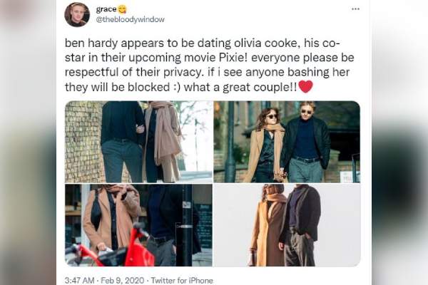 Olivia Cooke And Ben Hardy relationship